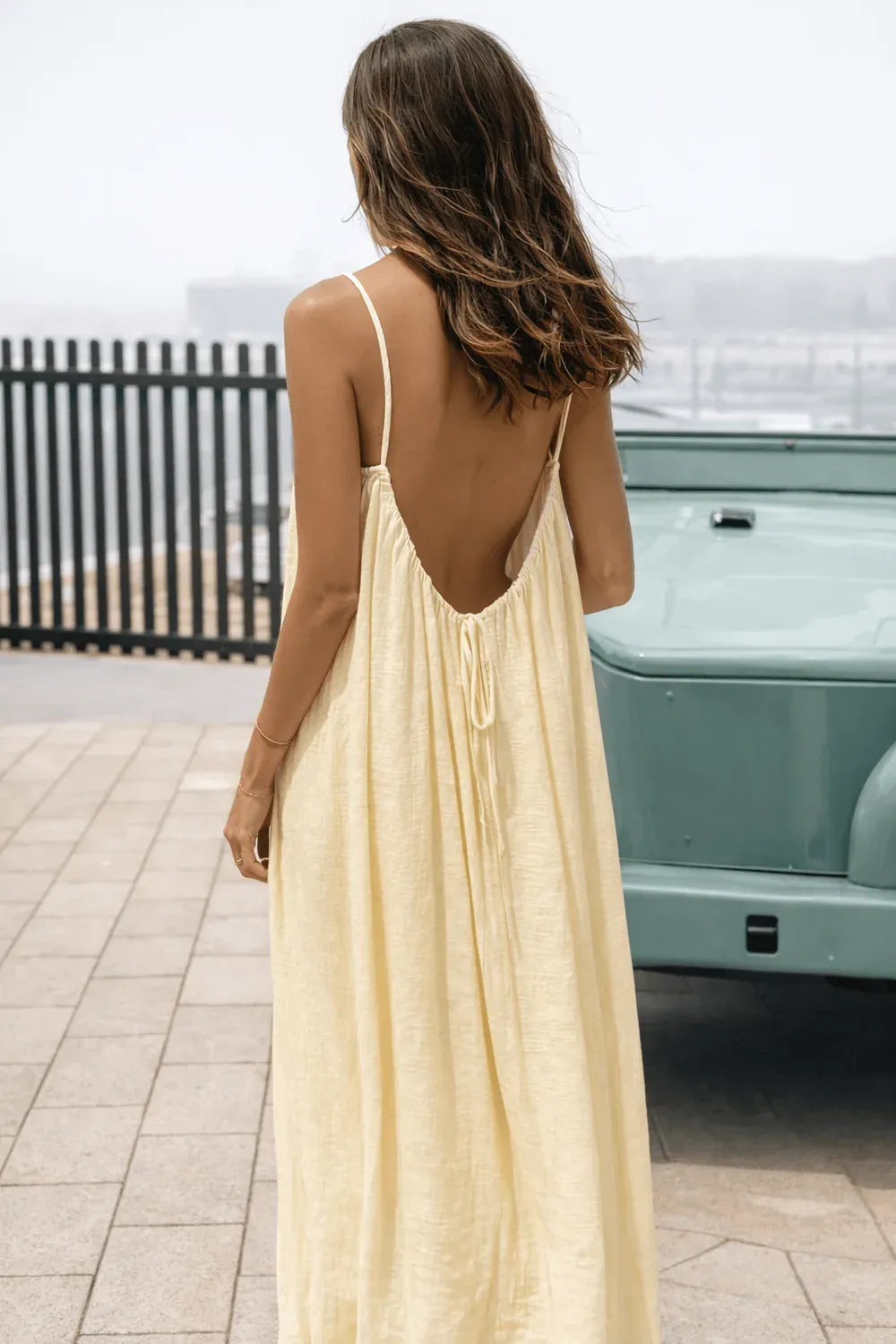 Backless Maxi Dress - Venalondon