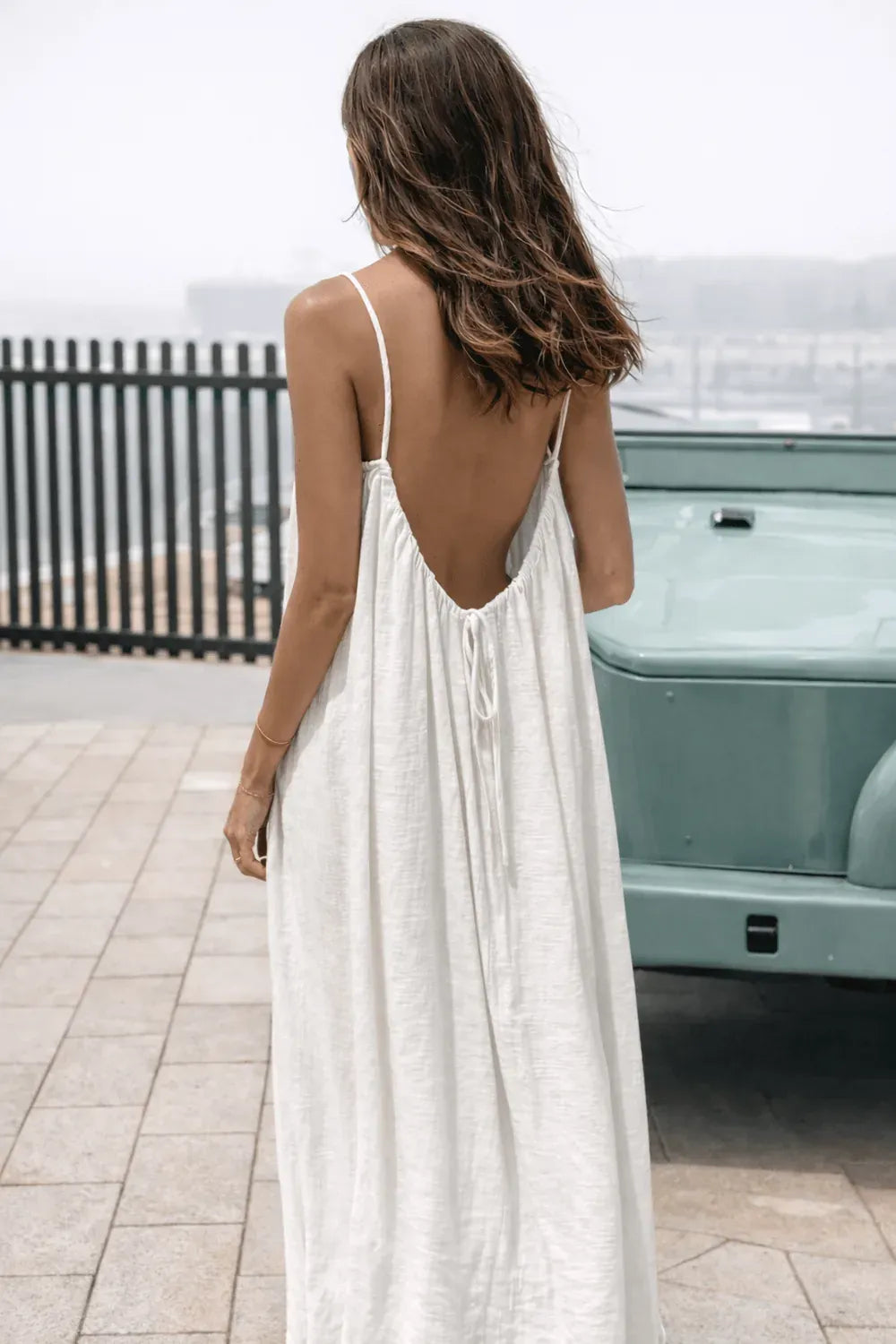 Backless Maxi Dress - Venalondon