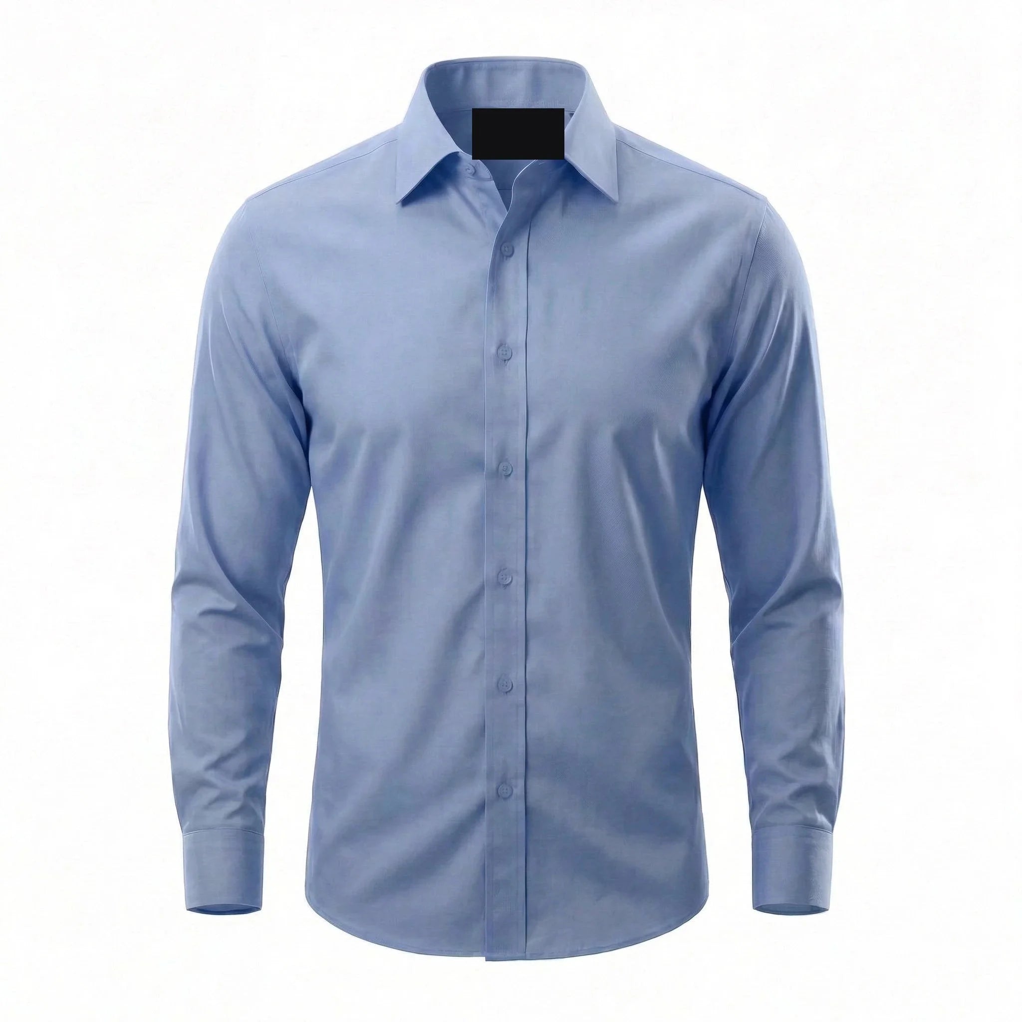 Venalondon wrinkle-free dress shirt front view on model