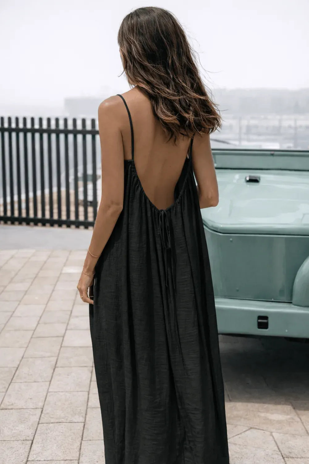 Backless Maxi Dress - Venalondon
